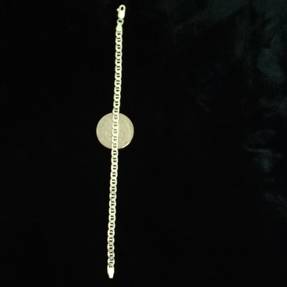 Classic Sterling Silver Chain Bracelets - Picture 5 of 16